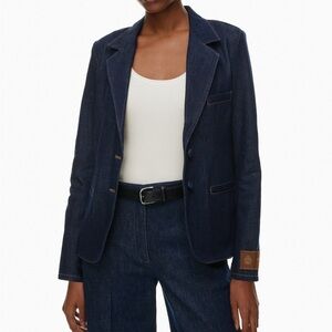 NWT babaton adaptation denim blazer